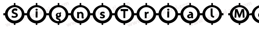 SignsTrial Medium字体转换